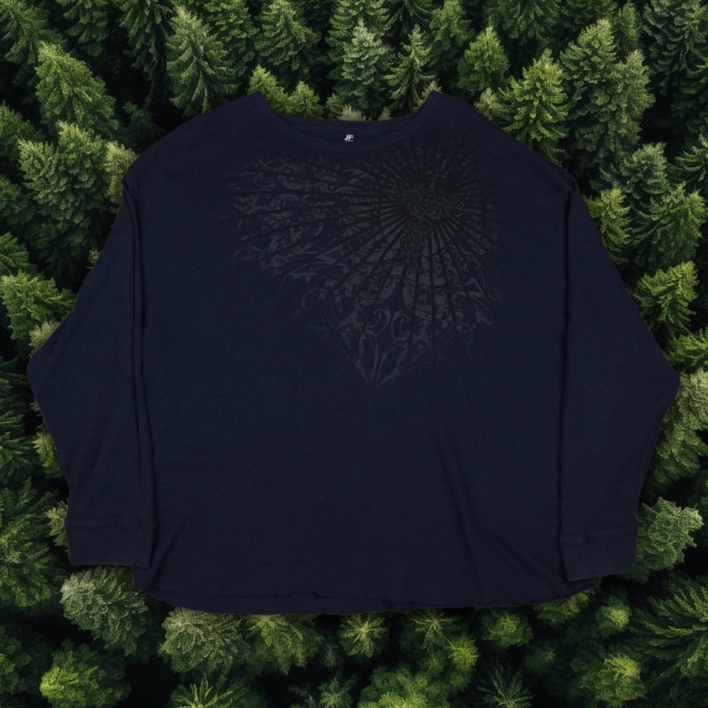 JF J FERRAR Y2K LONG SLEEVE THERMAL SHIRT